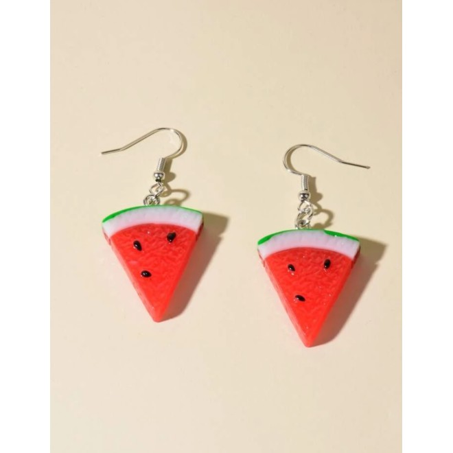 Watermelon Decor Drop Earrings - SHEIN BD