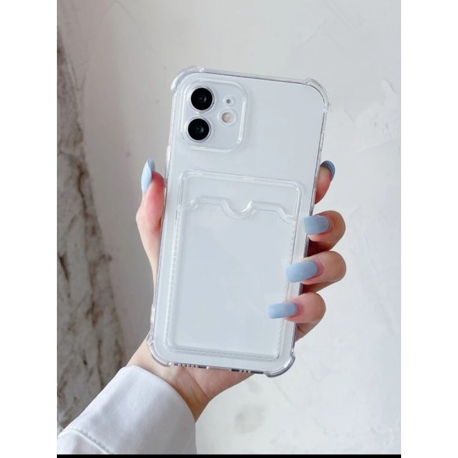 Clear Phone Cover With Card Slot - SHEIN BD