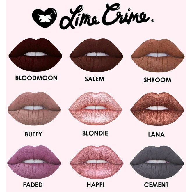 Lime Crime Buffy Matte Velvetines Lipstick