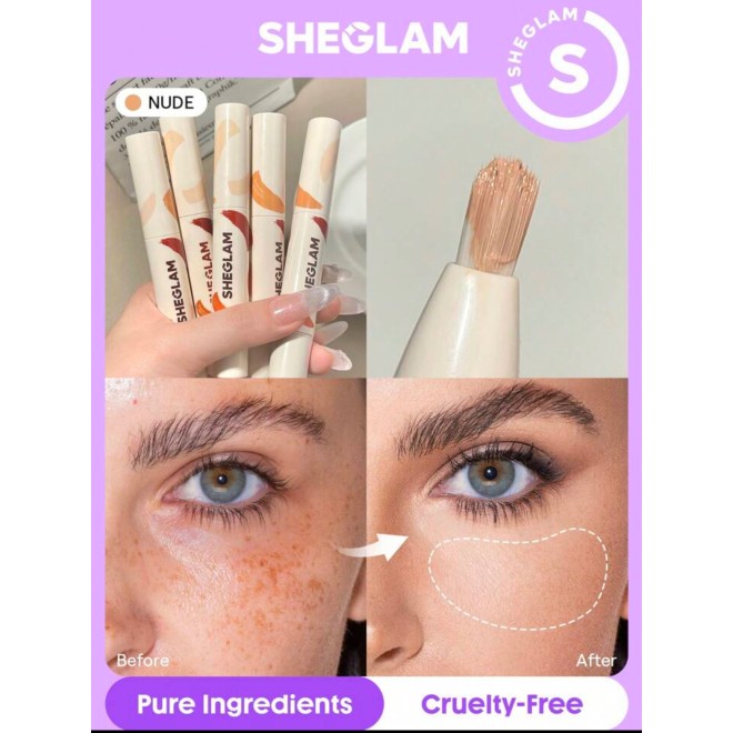 SHEGLAM High Coverage Concealer - Nude 