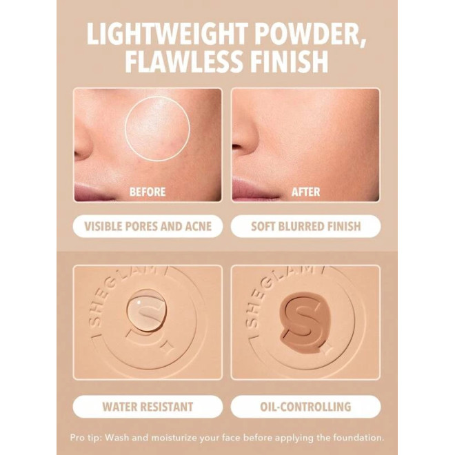 Sheglam Powder Foundation NUDE Sheglam Powder Foundation NUDE