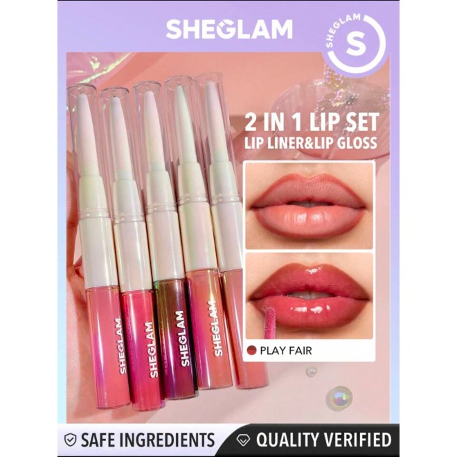 SHEGLAM Lip liner and Gloss