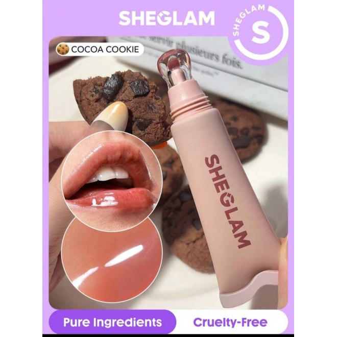 SHEGLAM Moisturizing Lip Gloss - Cocoa Cookie