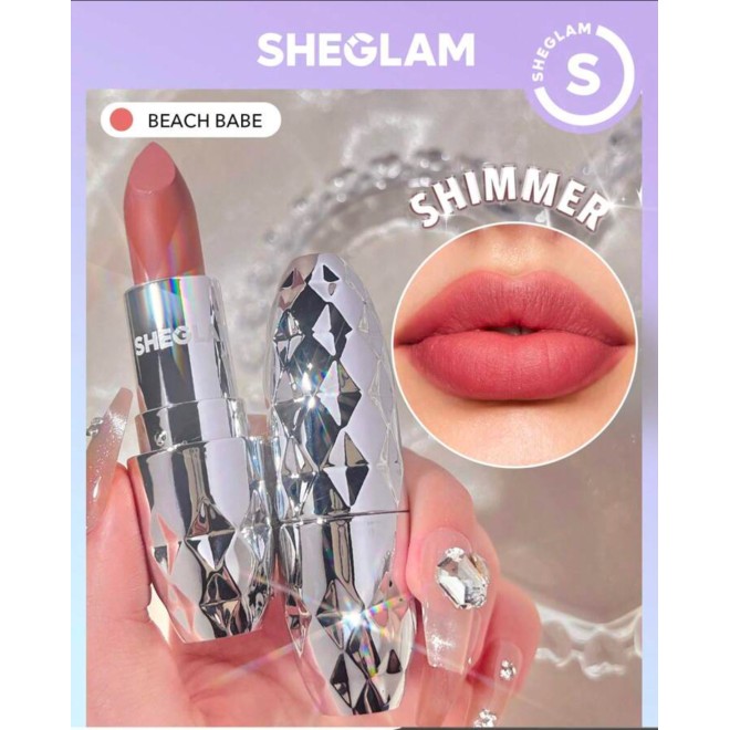 SHEGLAM Velvet Lipstick - Beach Babe