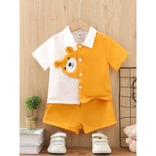 Baby Boy Shirt 2 PCs Set - SHEIN BD Baby Boy Shirt 2 PCs Set - SHEIN BD