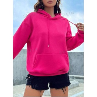 Kangaroo Pocket Drop Shoulder Hoodie