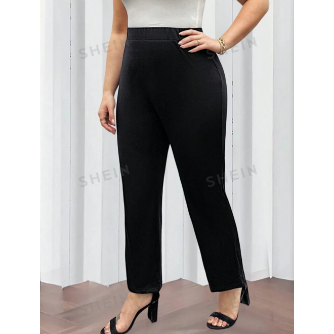 Plus Size Regular Pants - SHEIN BD Plus Size Regular Pants - SHEIN BD