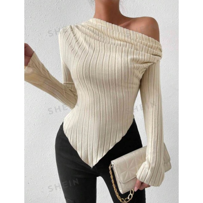Neck Hem Tee - SHEIN BD