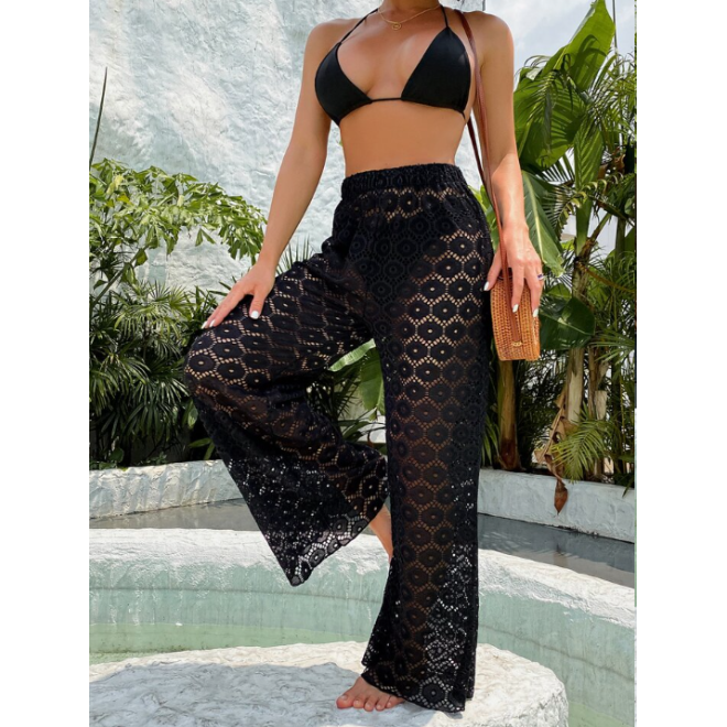 Hollow Out Beach Pants - SHEIN BD