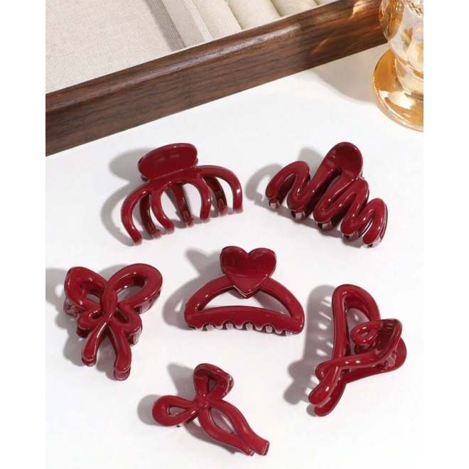 Heart Shaped HairClips Heart Shaped HairClips