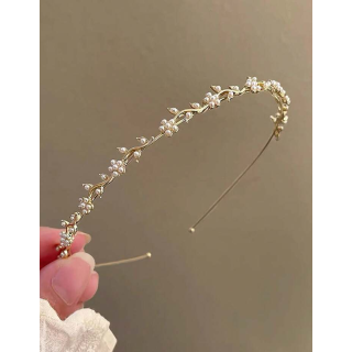Alloy Headband With Pearl Alloy Headband With Pearl