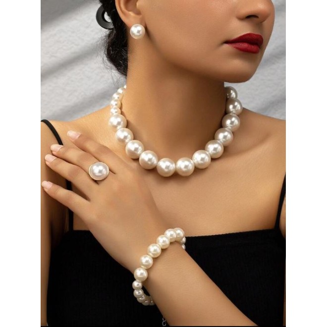 Pearl Necklace Set - SHEIN BD