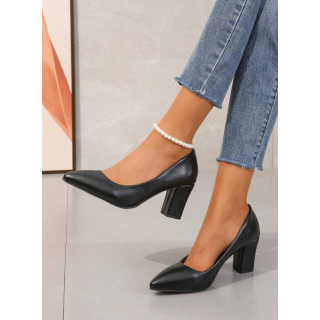 Black High-Heel Pumps - SHEIN BD