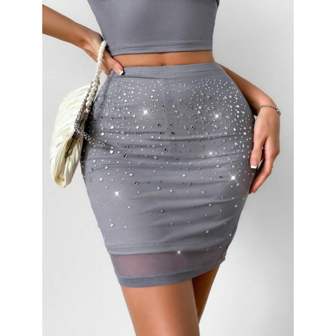 Sexy Transparent Slim Skirt - SHEIN BD