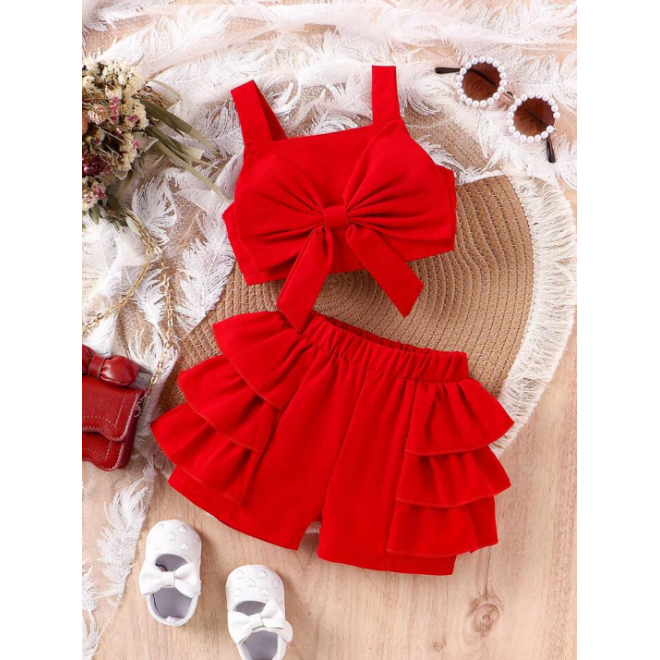 Baby Girl Shorts Set