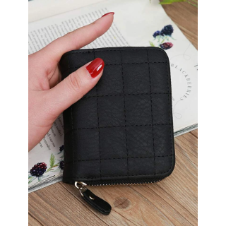 Leather Wallet With Zipper