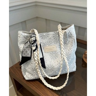 Tote Bag With Silk Scarf